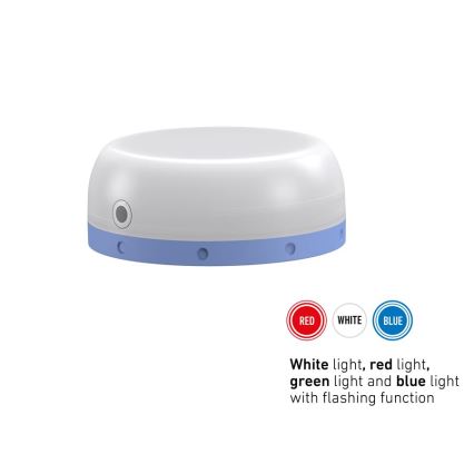 Ledlenser KIDCAMP6 RAINBOW - димируема преносима LED лампа LED/3xAAA IP44 синя