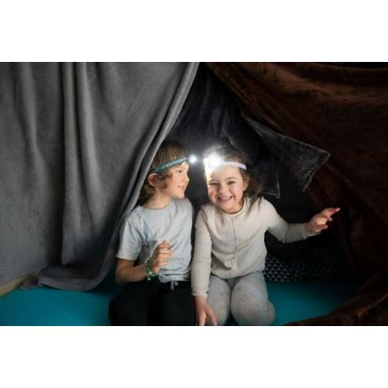 Ledlenser KIDLED2 RAINBOW - LED регулируема детска челна лампа LED/1xAAA IPX4 40 lm 20h лилава