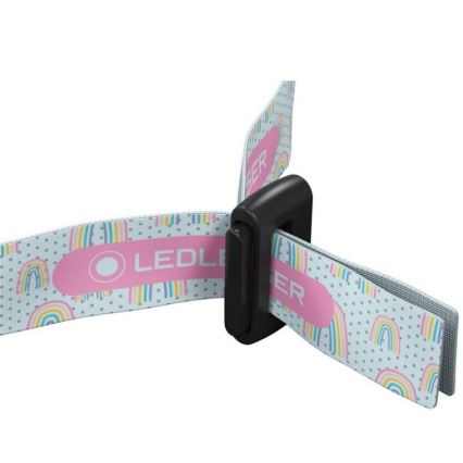 Ledlenser KIDLED2 RAINBOW - LED регулируема детска челна лампа LED/1xAAA IPX4 40 lm 20h лилава