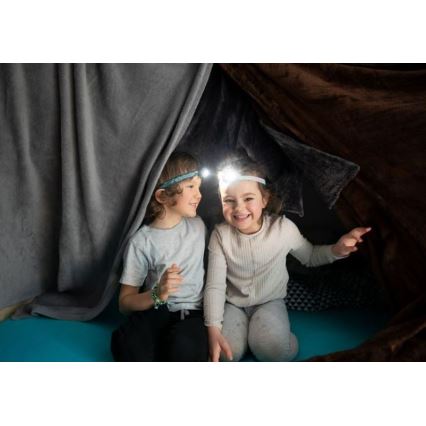 Ledlenser KIDLED4R RAINBOW - димируема презареждаема детска челна лампа LED/280 mAh IPX4 40lm 18 h лилава