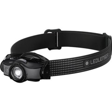 Ledlenser MH5 - зареждаема LED челна лампа с регулиране на яркостта LED/1xAA/750 mAh IP54 400 lm 35 ч черно/сиво