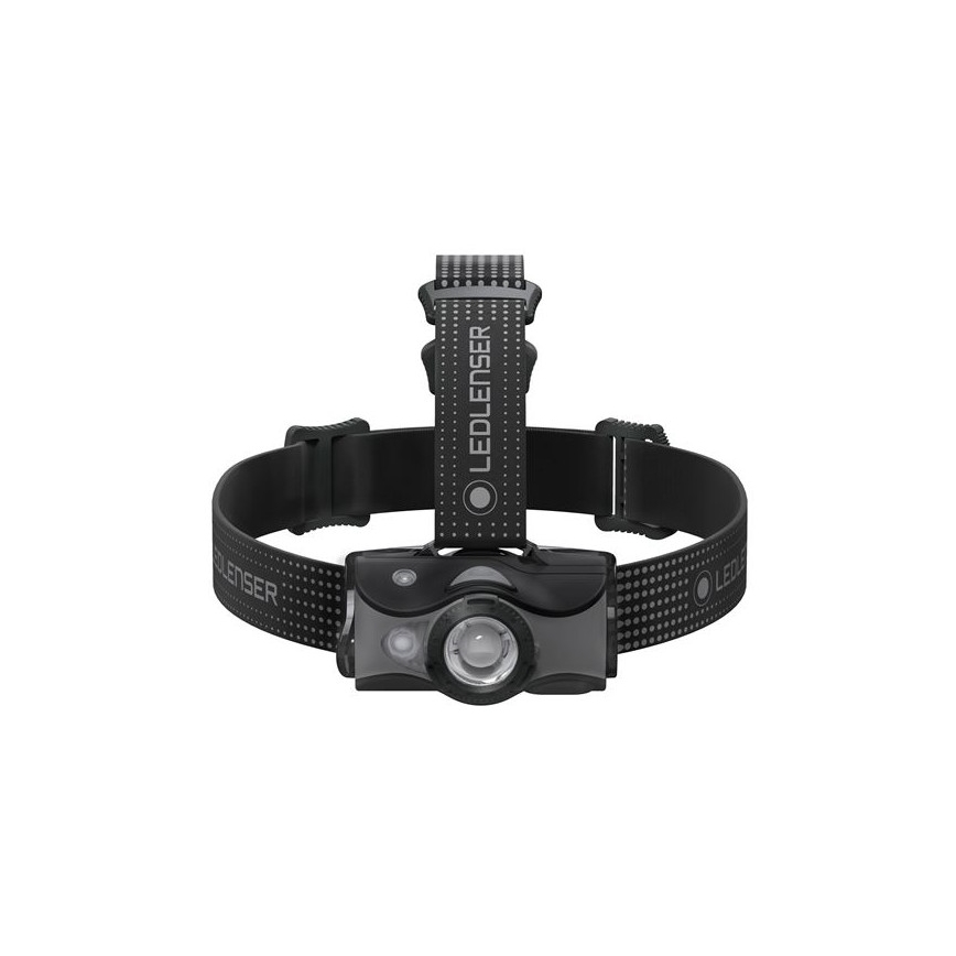 Ledlenser MH7 - акумулаторен челник LED с регулируема яркост, 1550 mAh, IP54, 600 lm, 40 ч, черен/сив