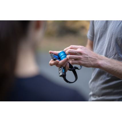 Ledlenser NEO3 - димируема челна лампа LED/3xAAA IP54 400 lm 20 h синя