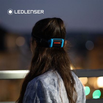 Ledlenser NEO3 - димируема челна лампа LED/3xAAA IP54 400 lm 20 h синя