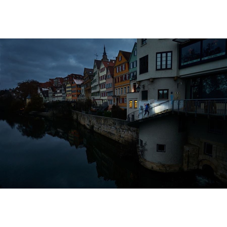 Ledlenser NEO3 - димируема челна лампа LED/3xAAA IP54 400 lm 20 h синя