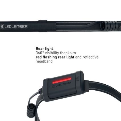 Ledlenser NEO3 - регулируем LED челник LED/3xAAA IP54 400 lm 20 ч черен/бял