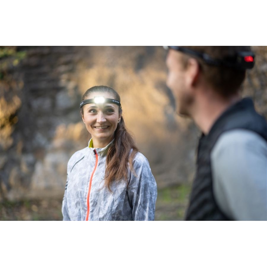 Ledlenser NEO5R - презареждаема челна лампа с регулируема яркост LED/1800 mAh IP54 600 lm 35 ч черна/бяла