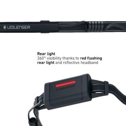 Ledlenser NEO5R - презареждаема челна лампа с регулируема яркост LED/1800 mAh IP54 600 lm 35 ч черна/бяла