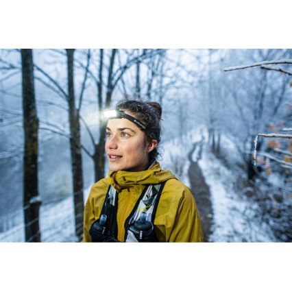 Ledlenser NEO9R - LED презареждаем челник с регулируема яркост, 5000 mAh, IP54, 1200 lm, 120 ч, черен/сив