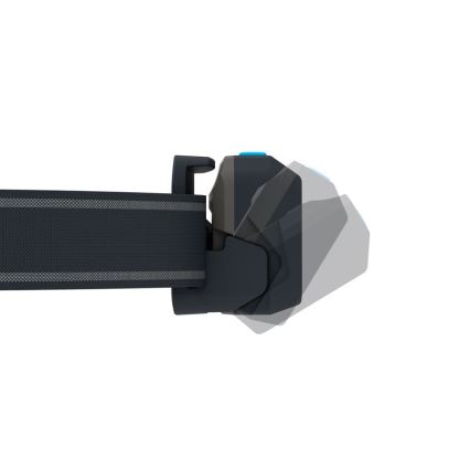Ledlenser NEO9R - LED челна лампа с регулируема яркост, зареждаема, 5000 mAh, IP54, 1200 lm, 120h, черна/синя