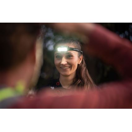 Ledlenser NEO9R - LED челна лампа с регулируема яркост, зареждаема, 5000 mAh, IP54, 1200 lm, 120h, черна/синя