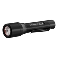 Ledlenser P5 - Регулируем LED фенер LED/1xAA IP54 200 лм 8 ч черен