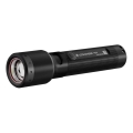 Ledlenser P5R - LED с регулируема яркост, презареждаема фенерка, LED/1xAA/700 mAh, IP68, 750 lm, 20 h, черна