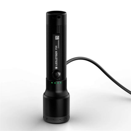 Ledlenser P5R - LED с регулируема яркост, презареждаема фенерка, LED/1xAA/700 mAh, IP68, 750 lm, 20 h, черна