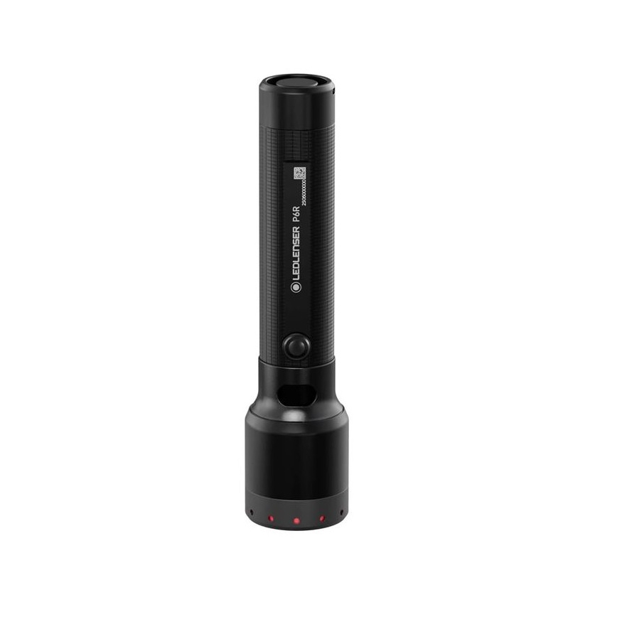 Ledlenser P6R - презареждаем LED фенер с регулиране на яркостта, 3000 mAh, IP68, 1200 lm, 65 ч, черен
