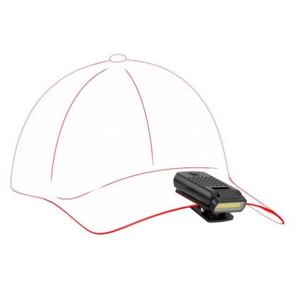 Ledlenser W1R - димируема презареждаема работна лампа с щипка, LED, 740 mAh, IP54, 220 lm