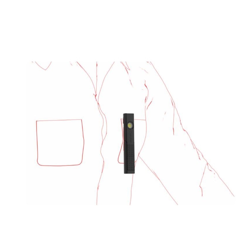 Ledlenser W4R - презареждаема работна LED лампа с регулируема яркост, 760 mAh, IP54, 220 lm