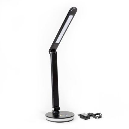 LED RGBW Димируема настолна лампа с функция за зареждане LED/12W/5V 2800-6000K черен