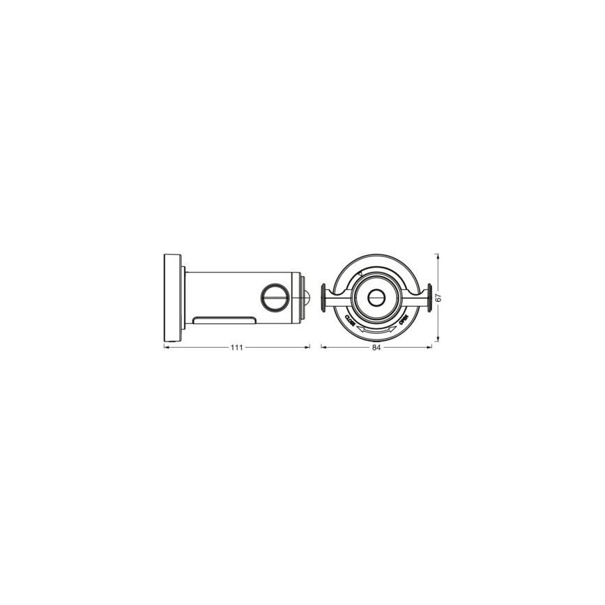 Ledvance - Баня стена закачалка с LED подсветка IP44 3xAAA