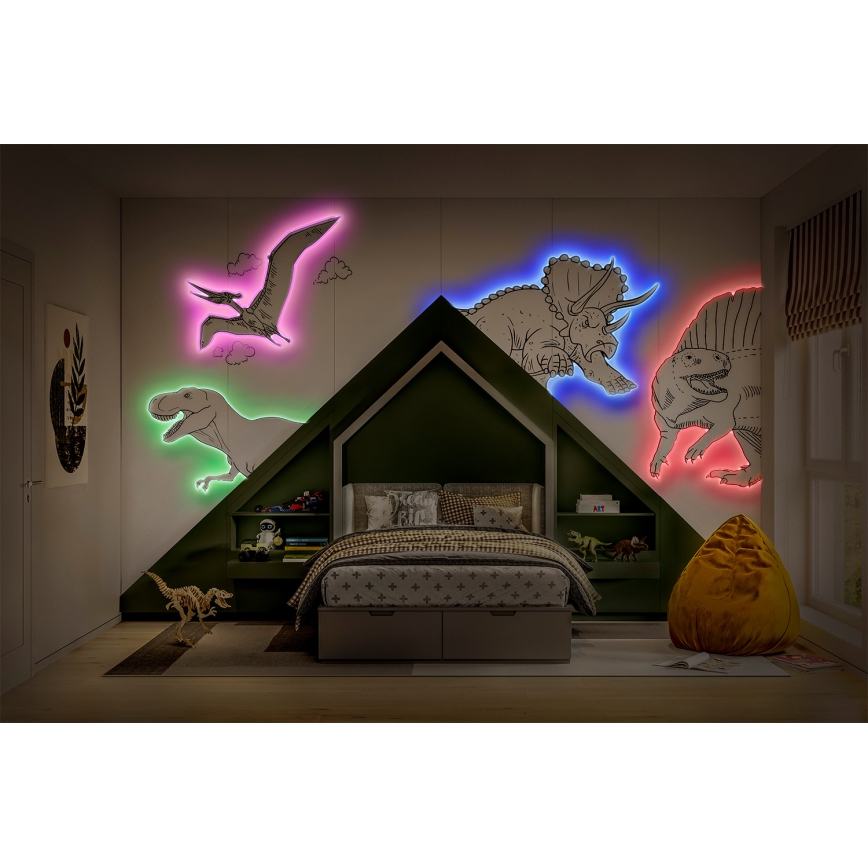 Ledvance - димируема RGB LED лента FLEX 5m LED/10W/230V + дистанционно управление