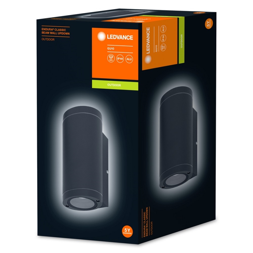 Ledvance - Екстериорен аплик BEAM 2xGU10/35W/230V IP44