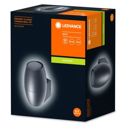 Ledvance - Екстериорен аплик CANNON 1xGU10/35W/230V IP44