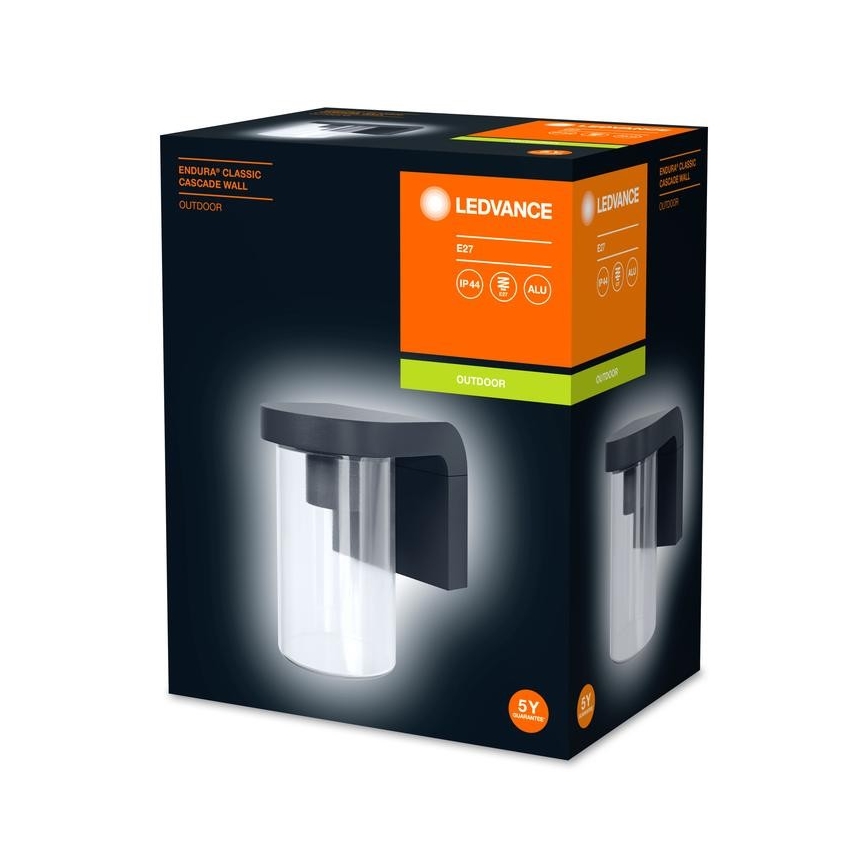 Ledvance - Екстериорен аплик CASCADE 1xE27/25W/230V IP44