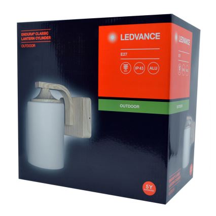 Ledvance - Екстериорен аплик CYLINDER 1xE27/60W/230V IP43