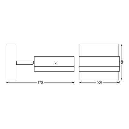 Ledvance - Екстериорен аплик ENDURA CLASSIC 1xGX53/12W/230V IP44