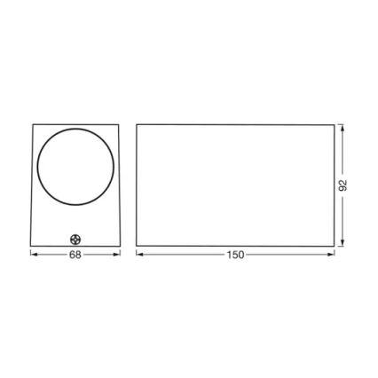 Ledvance - Екстериорен аплик ENDURA CLASSIC 2xGU10/35W/230V IP44