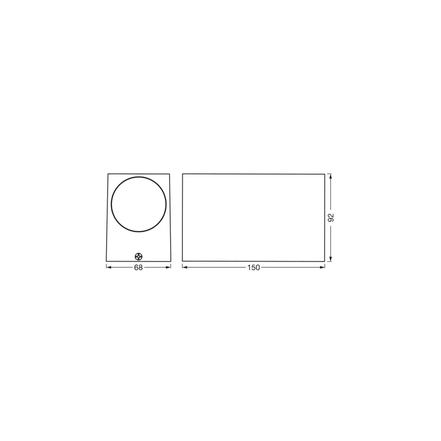 Ledvance - Екстериорен аплик ENDURA CLASSIC 2xGU10/35W/230V IP44