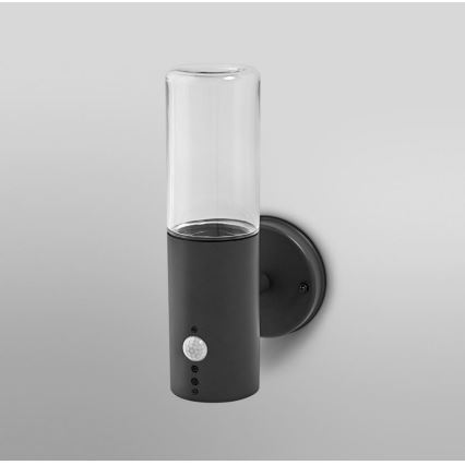 Ledvance - Екстериорен аплик със сензор FIGO CYLINDER 1xE27/20W/230V