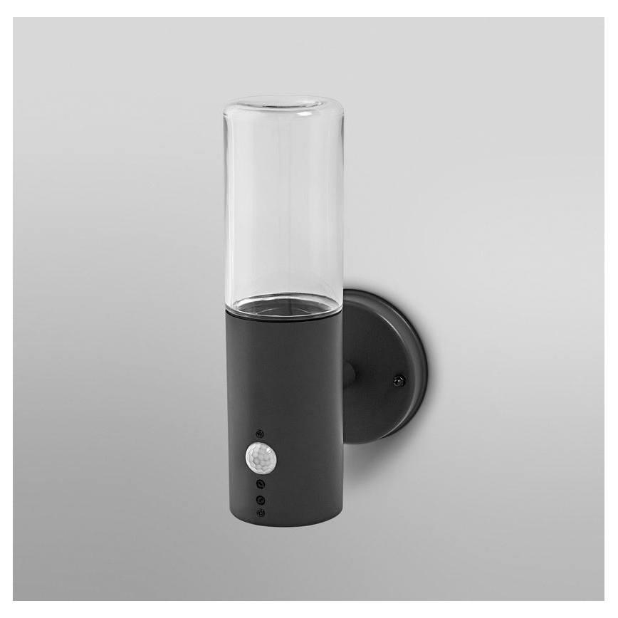 Ledvance - Екстериорен аплик със сензор FIGO CYLINDER 1xE27/20W/230V