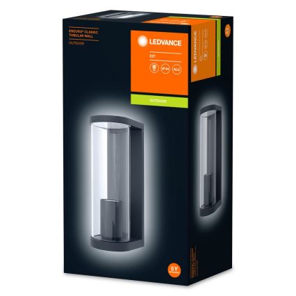 Ledvance - Екстериорен аплик TUBULAR 1xE27/60W/230V IP44