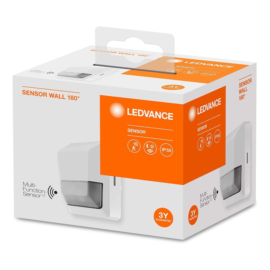 Ledvance - Екстериорен инфрачервен сензор за движение 230V IP55 бял