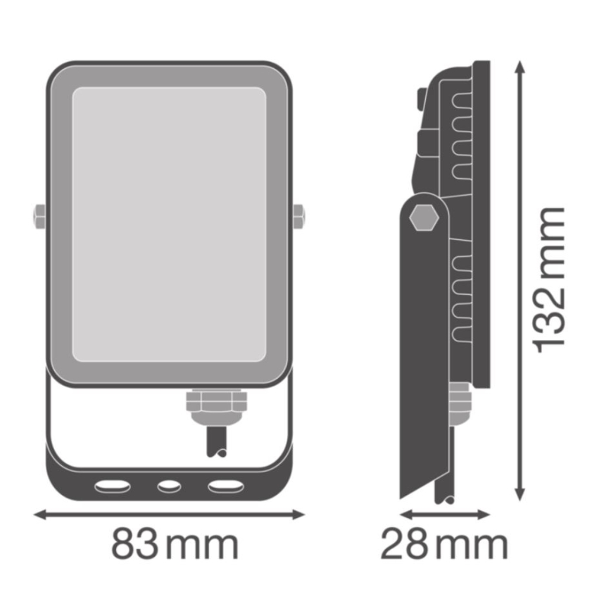 Ledvance - LED Екстериорен прожектор за стена FLOODLIGHT ESSENTIAL LED/10W/230V IP65