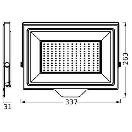 Ledvance - Екстериорен LED прожектор FLOODLIGHT ESSENTIAL LED/150W/230V IP65