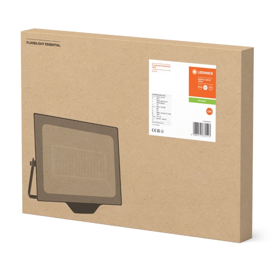 Ledvance - Екстериорен LED прожектор FLOODLIGHT ESSENTIAL LED/200W/230V IP65