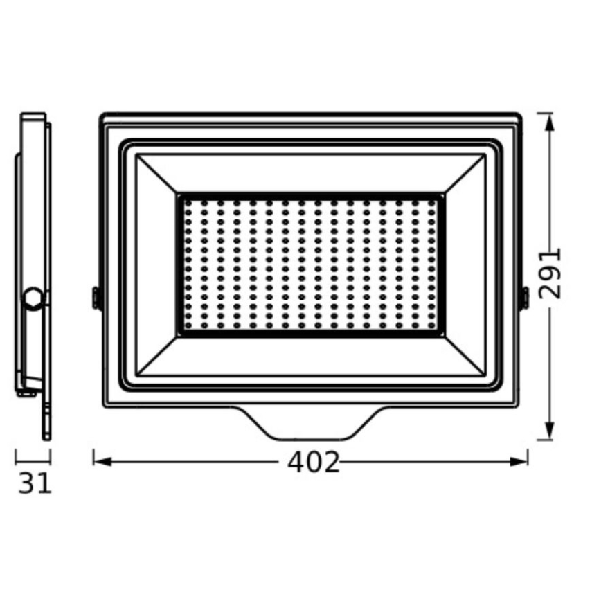 Ledvance - Екстериорен LED прожектор FLOODLIGHT ESSENTIAL LED/200W/230V IP65