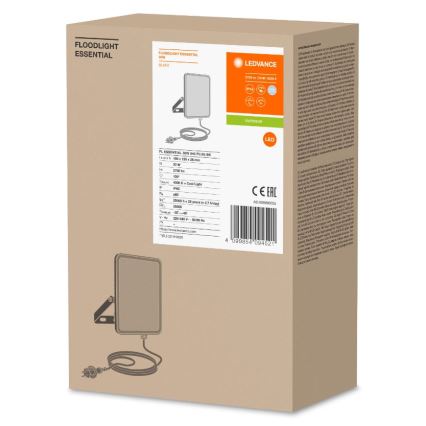 Ledvance - LED Екстериорен прожектор за стена FLOODLIGHT ESSENTIAL LED/30W/230V 4000K IP65