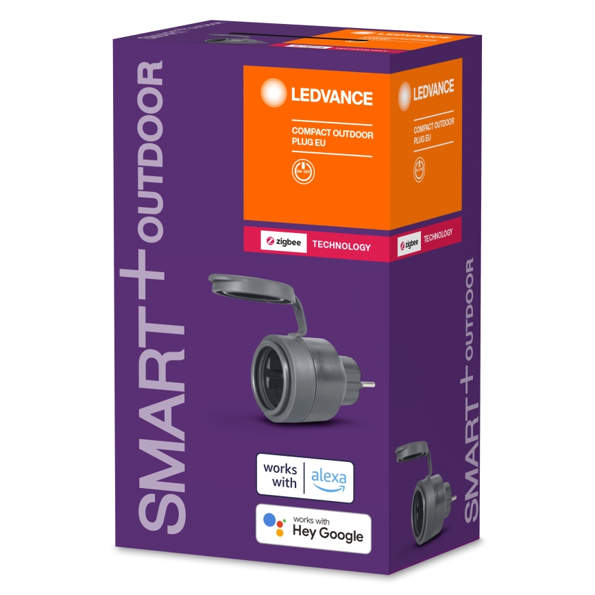 Ledvance - Екстериорен смарт контакт SMART+ PLUG 3680W IP44