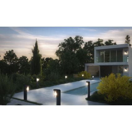 Ledvance - Екстериорна лампа CASCADE 1xE27/25W/230V IP44 80 см
