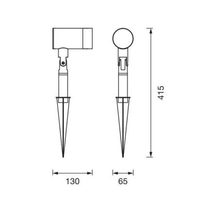Ledvance - Екстериорна лампа ENDURA CLASSIC 1xGU10/35W/230V IP54