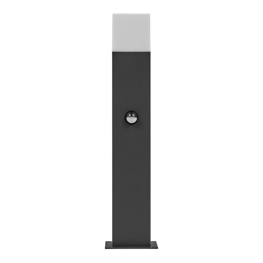 Ledvance - Екстериорна лампа със сензор FIGO SQUARE 1xE27/20W/230V IP44