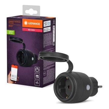 Ledvance - Интелигентен екстериорен контакт SMART+ 3680W/230V/Тип F/SCHUKO 16A IP44 черен