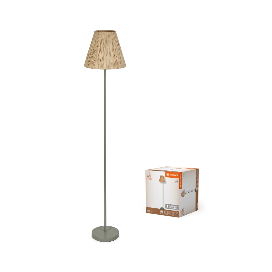 Ledvance - Лампион DECOR RAFFIA 1xE27/15W/230V влакна от рафия