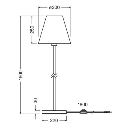 Ledvance - Лампион DECOR RAFFIA 1xE27/15W/230V влакна от рафия