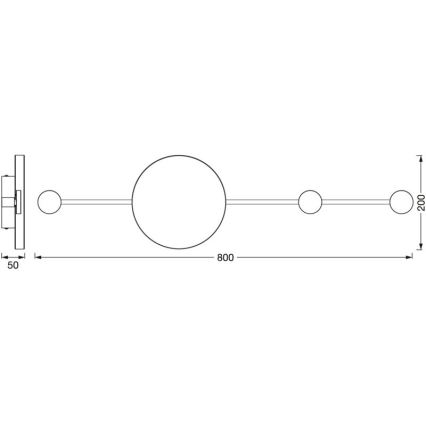 Ledvance - LED Аплик DECOR WOOD LED/6W/230V