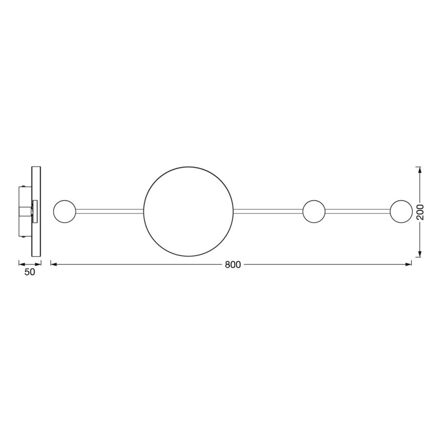 Ledvance - LED Аплик DECOR WOOD LED/6W/230V