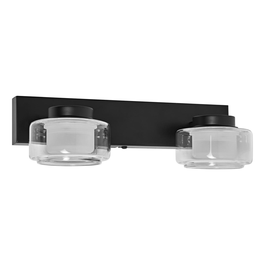 Ledvance - LED Аплик за баня ORBIS FLAME 2xLED/5,5W/230V 3000/4000K IP44 черен